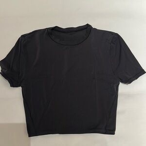lululemon athletica Black Crop Top